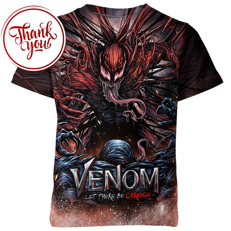 Let There Be Carnage - Venom 3D Print Unisex T-Shirt