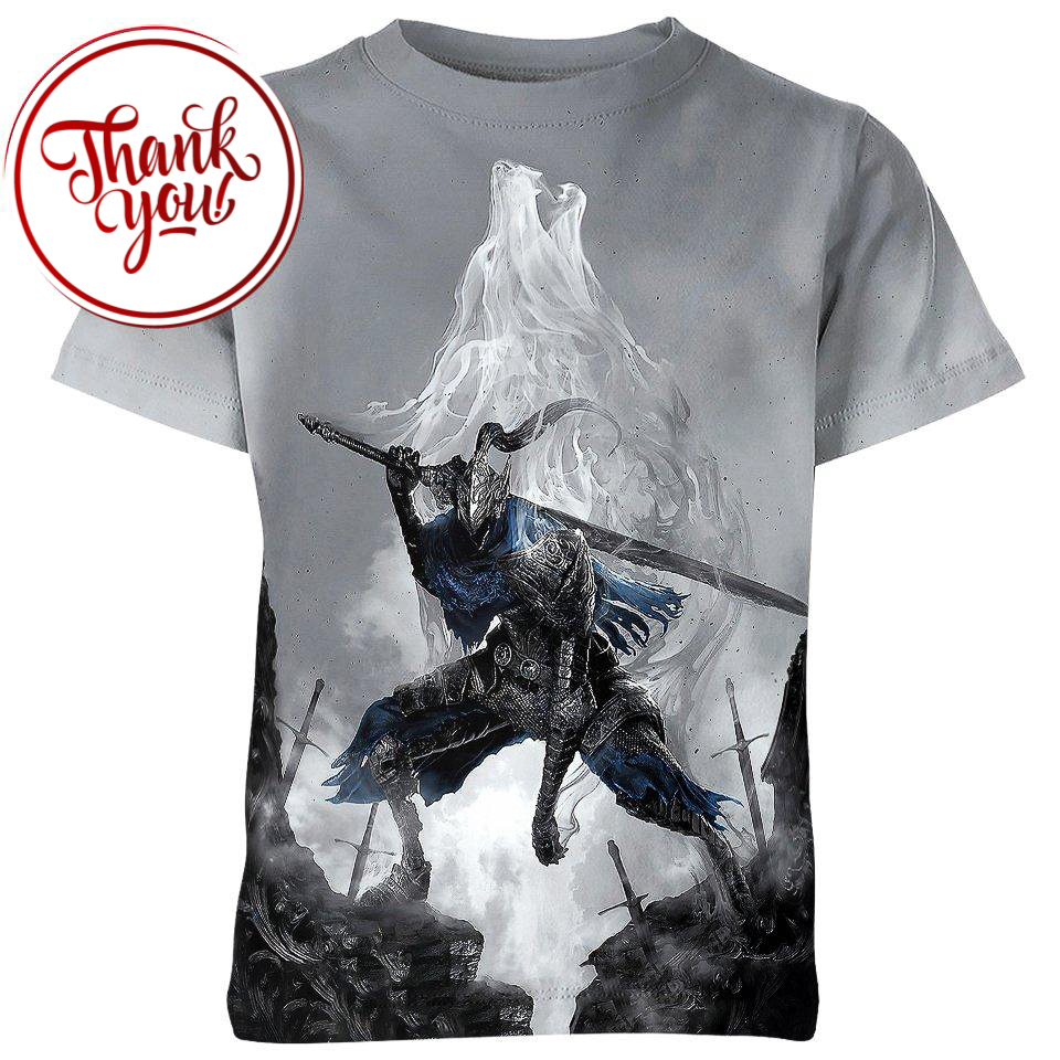 Boss in Dark Souls 3D Print Unisex T-Shirt