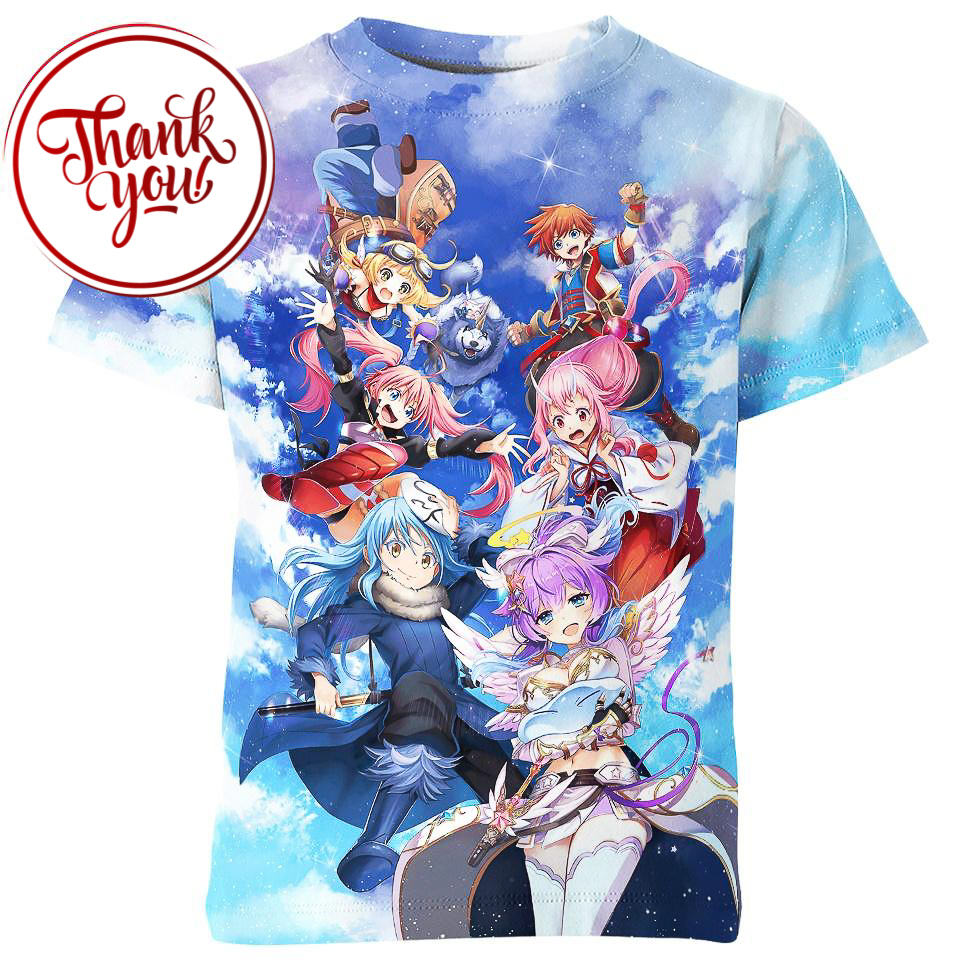 That Time I Got Reincarnated As A Slime Anime 3D Print Unisex T-Shirt
