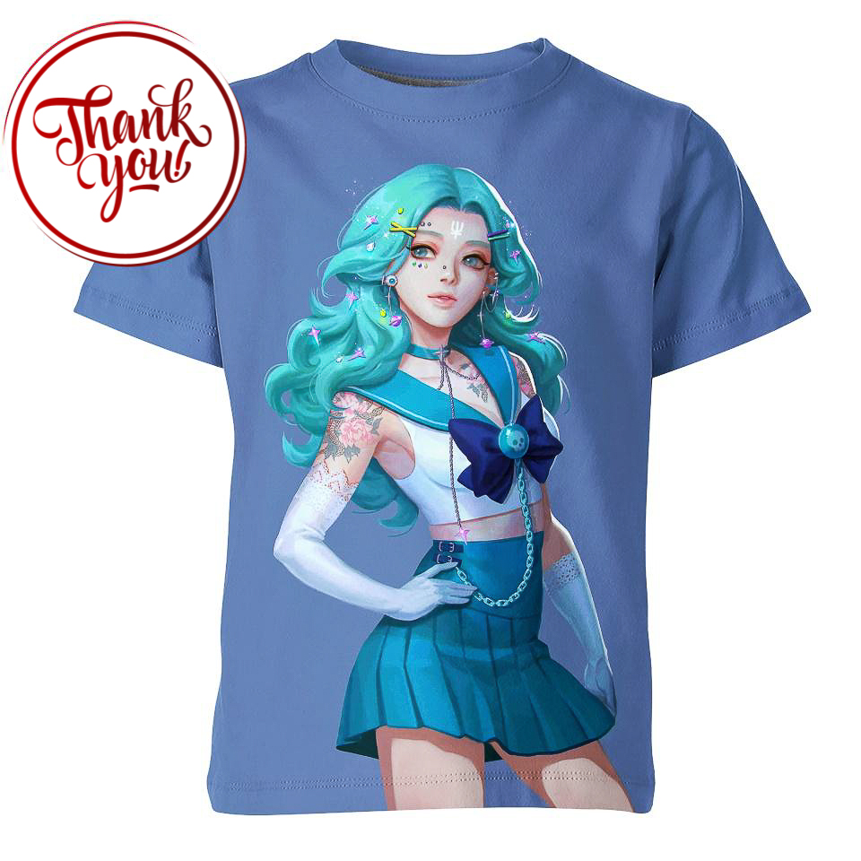 Michiru Kaioh Sailor Moon 3D Print Unisex T-Shirt