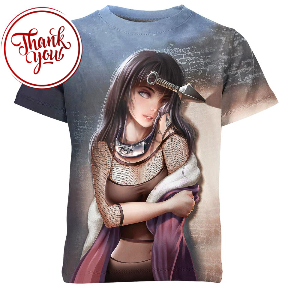 Stunningly Sexy Hinata 3D Print Unisex T-Shirt