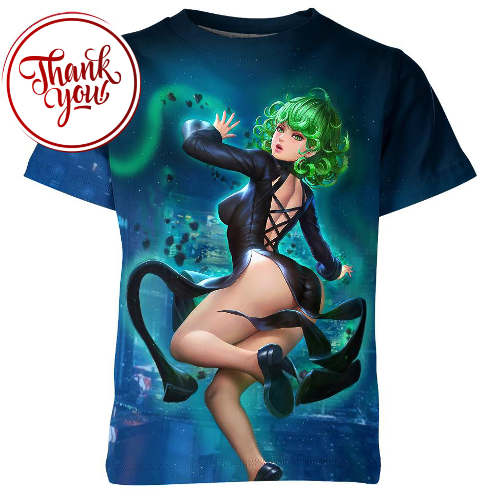 Sexy Tatsumaki One Punch Man 3D Print Unisex T-Shirt