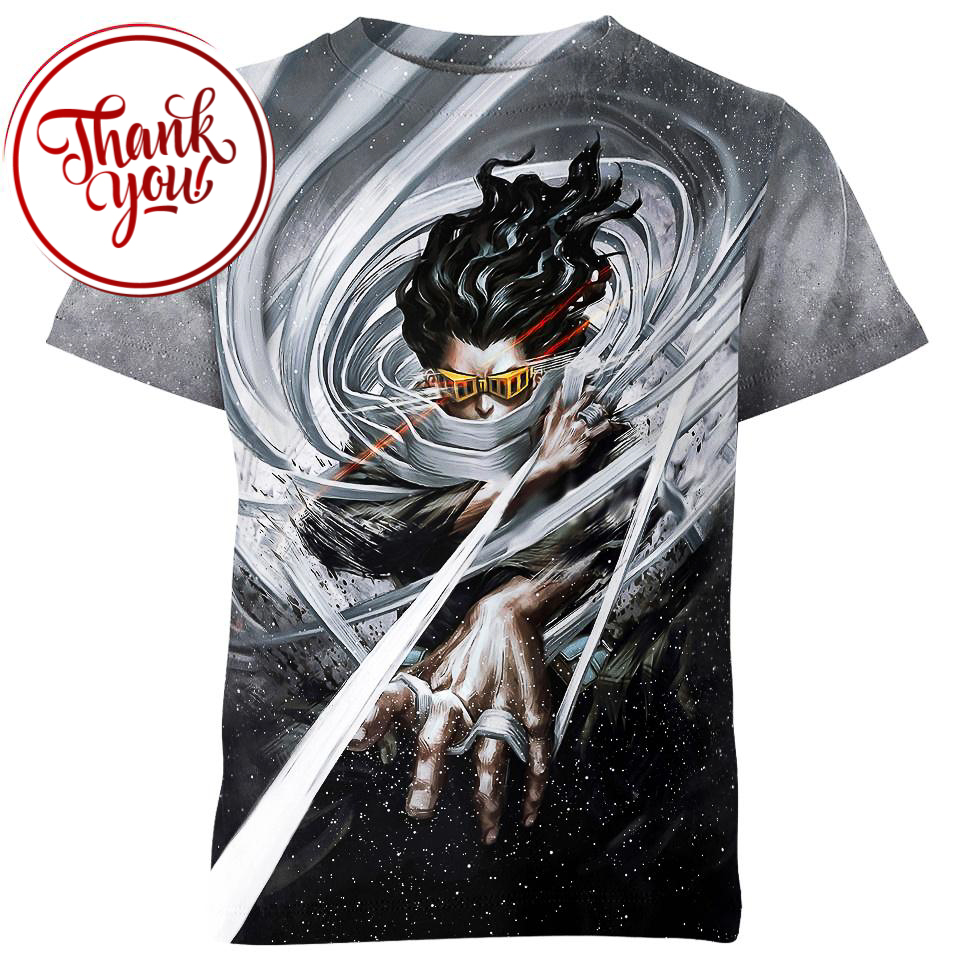 Aizawa My Hero Academia 3D Print Unisex T-Shirt