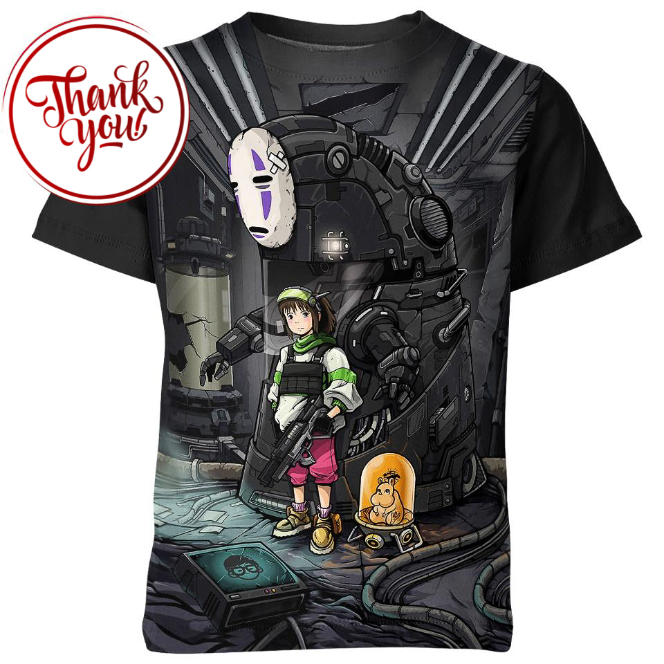Cyborg No Face 3D Print Unisex T-Shirt