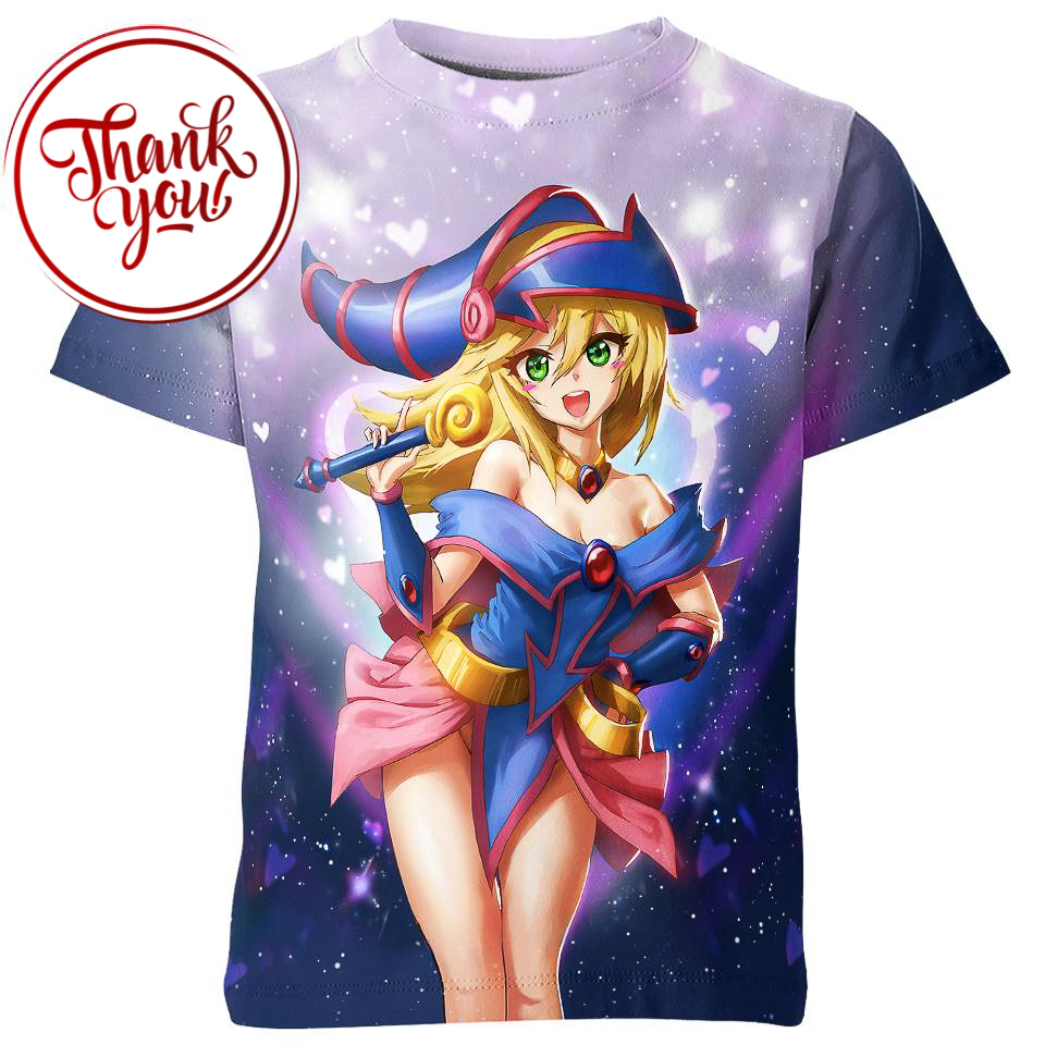 Dark Magician Girl Yugioh 3D Print Unisex T-Shirt