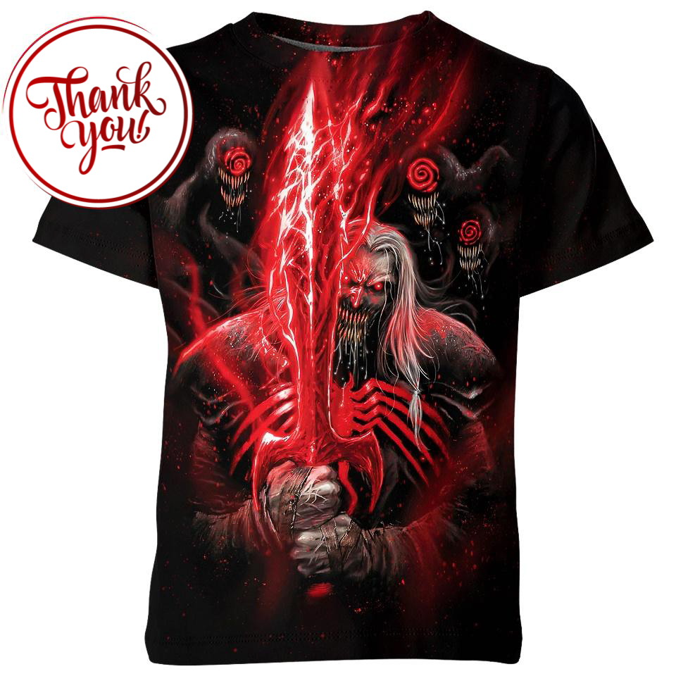Knull Mix Venom 3D Print Unisex T-Shirt