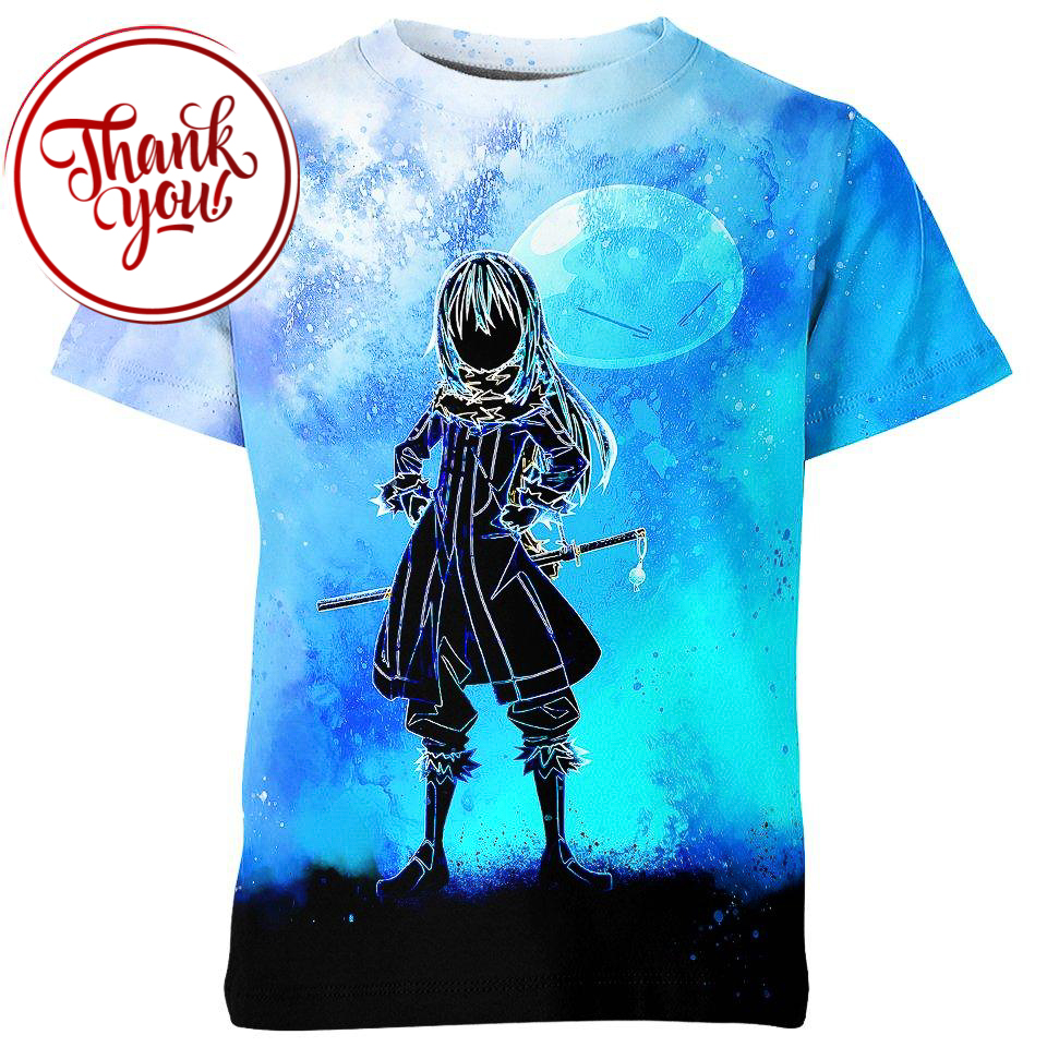 Demon Rimuru Tempest Slime Anime 3D Print Unisex T-Shirt