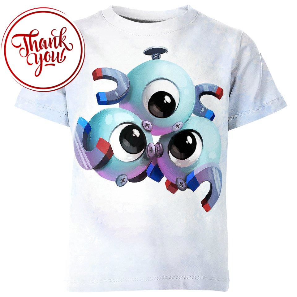 Magneton Pokemon 3D Print Unisex T-Shirt