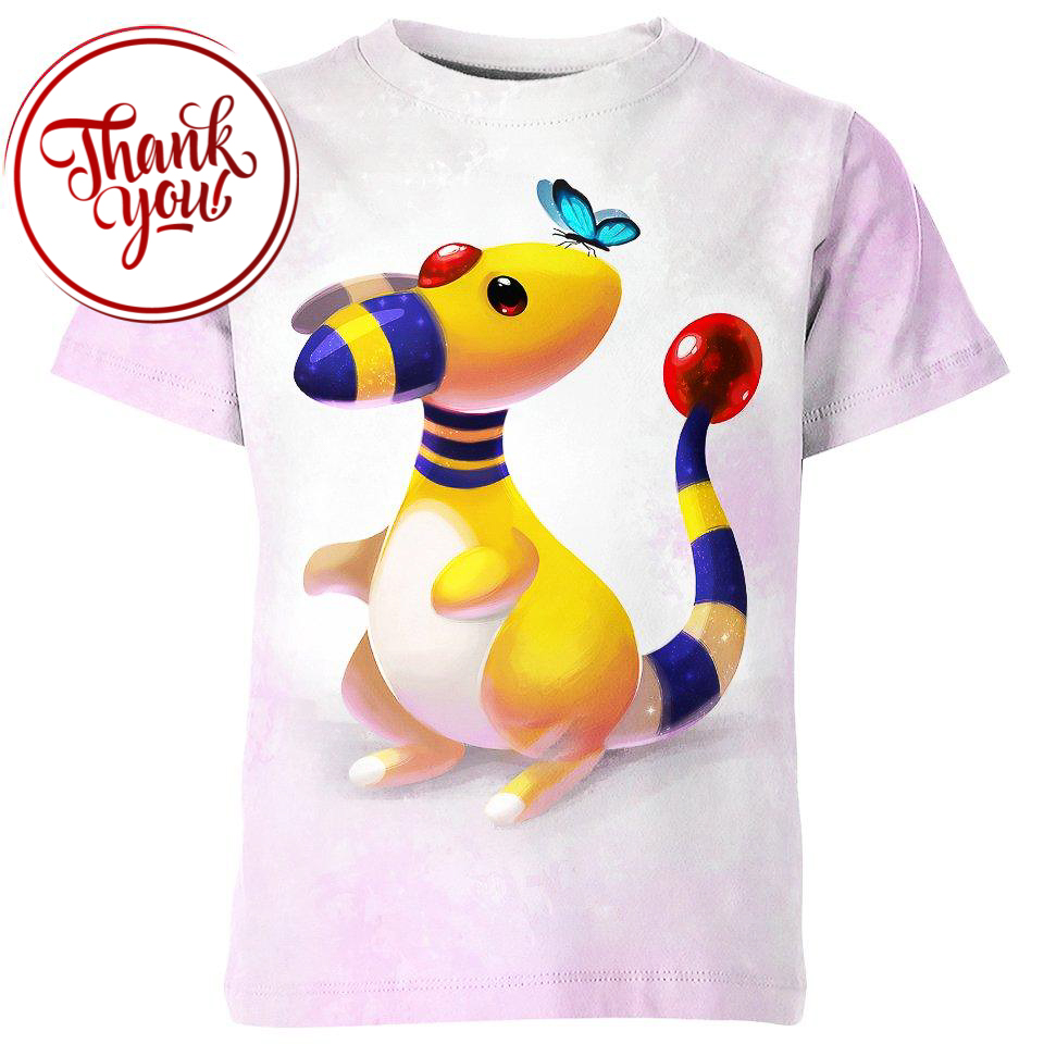 Ampharos Pokemon 3D Print Unisex T-Shirt