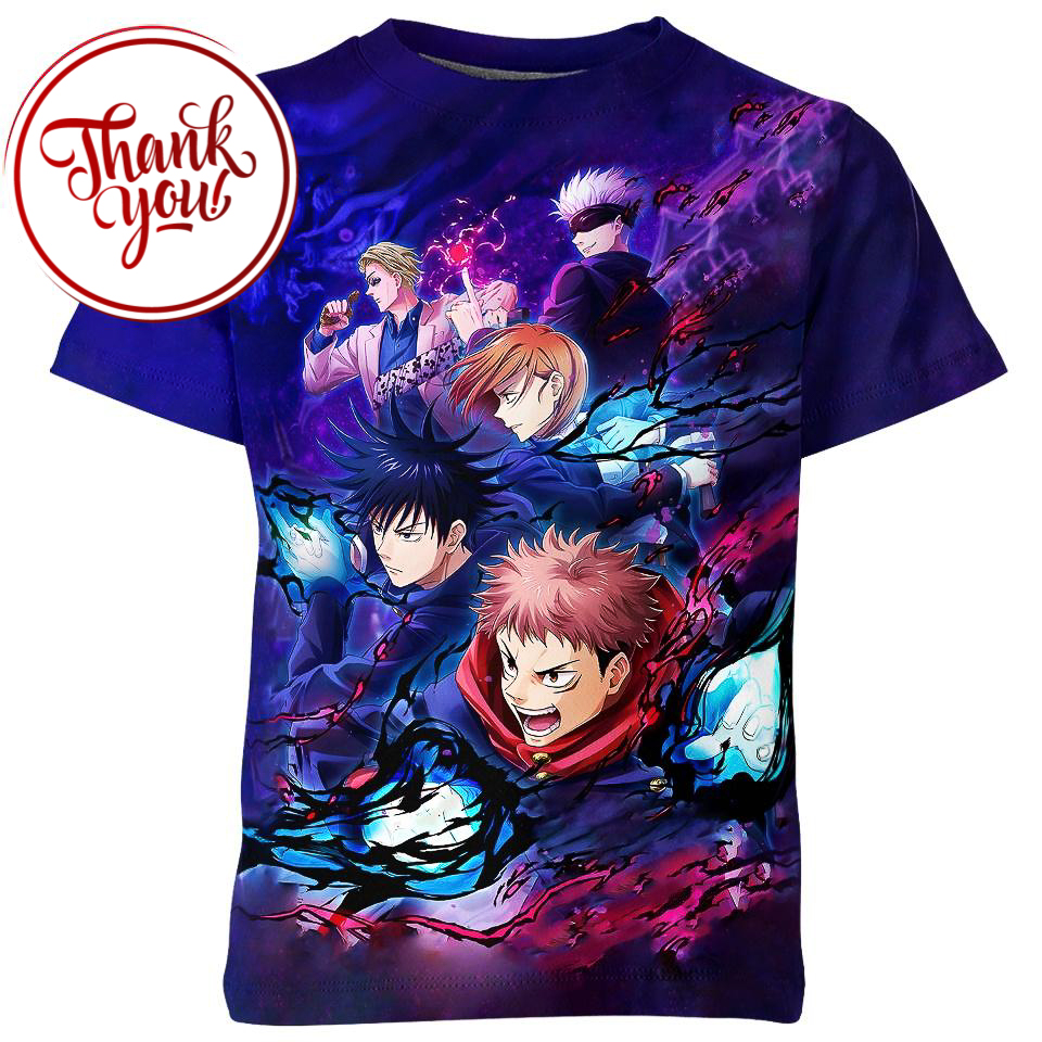 Super Product Jujutsu Kaisen 3D Print Unisex T-Shirt