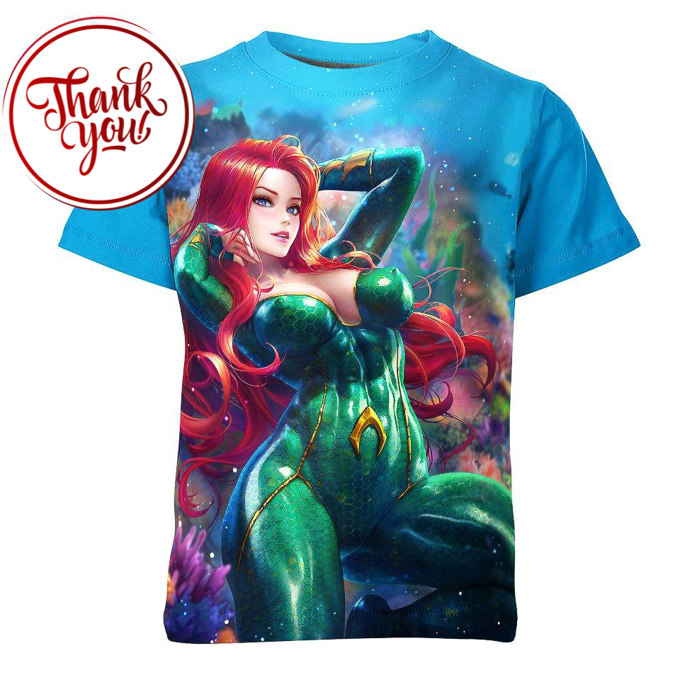 Mera The Queen Ahegao 3D Print Unisex T-Shirt