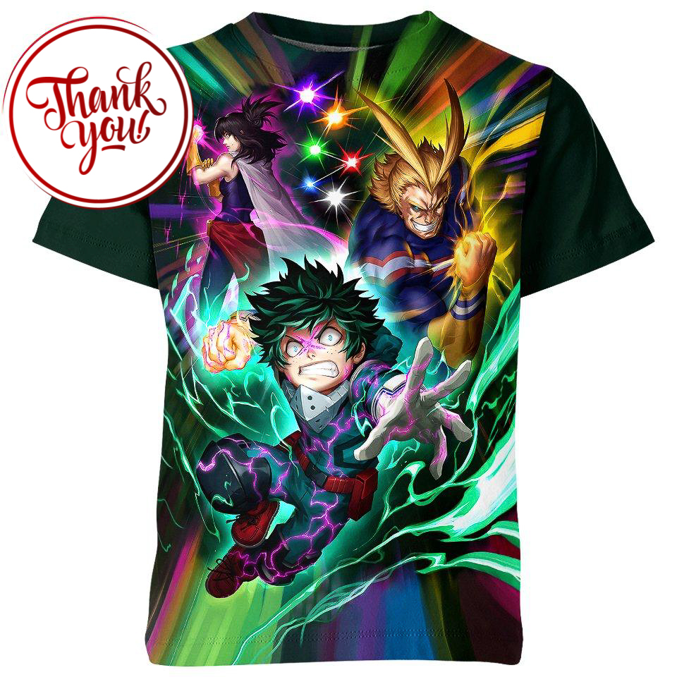 Rise Of Deku 3D Print Unisex T-Shirt