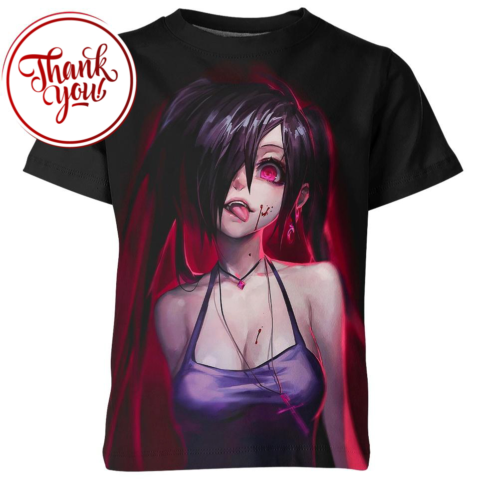 Naughty Tongue Ahegao 3D Print Unisex T-Shirt