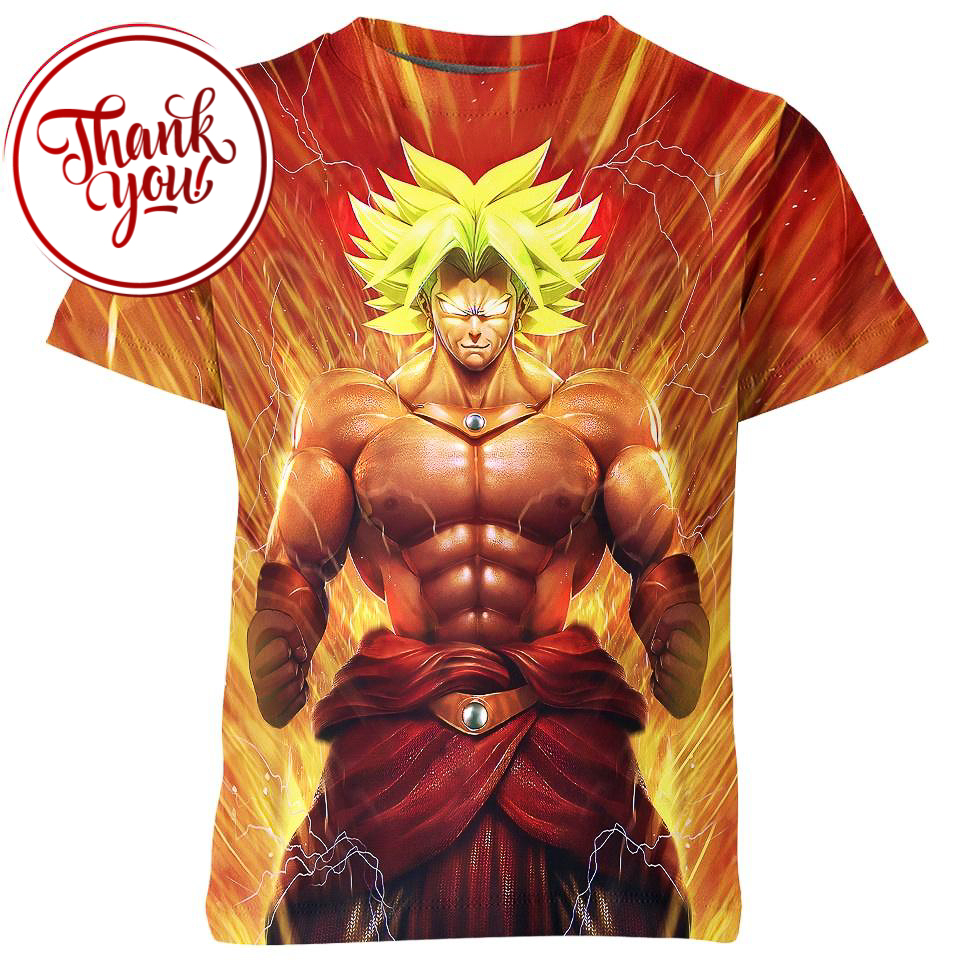 Dragon Ball Saga Broly 3D Print Unisex T-Shirt