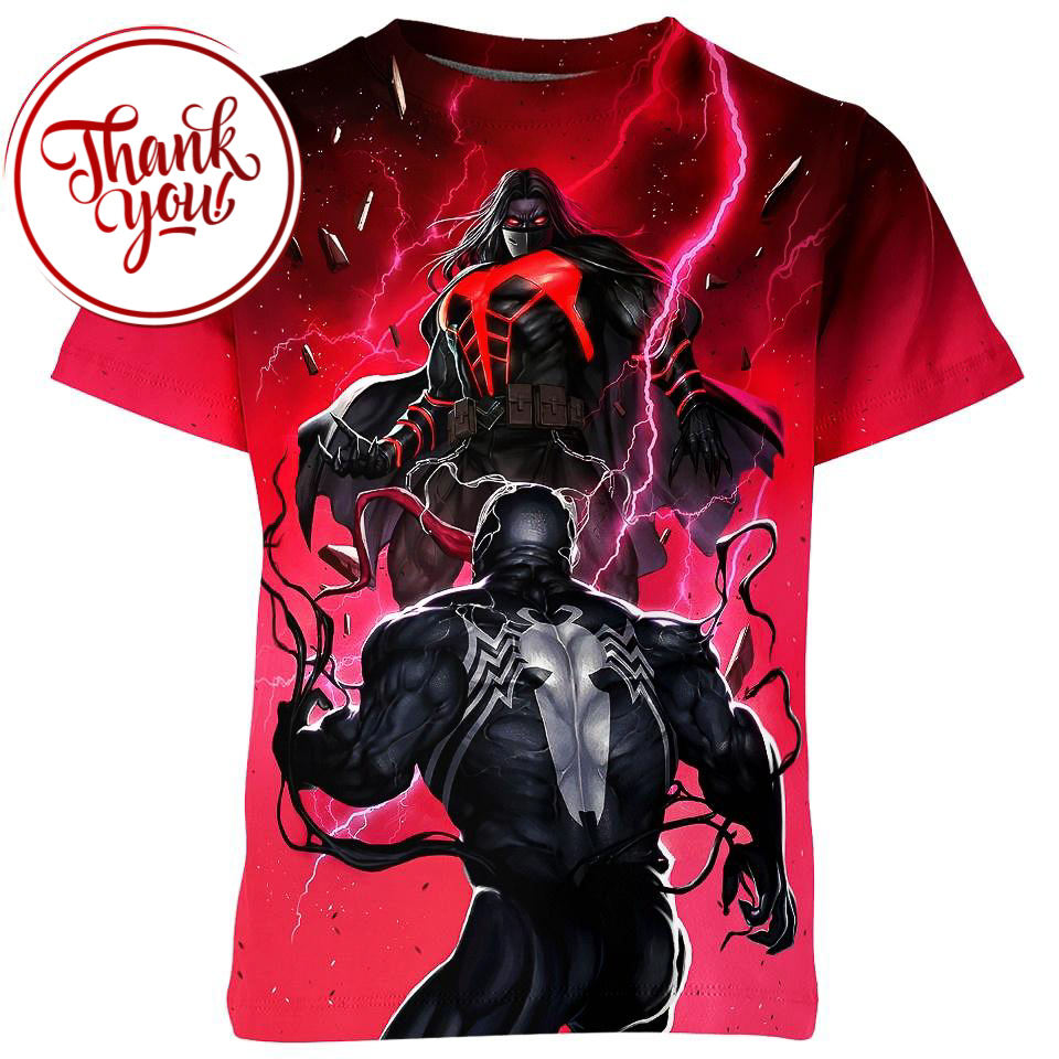 Codex vs Venom 3D Print Unisex T-Shirt