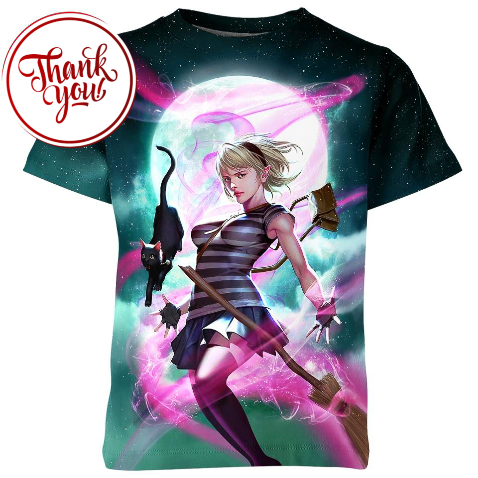 Sabrina Spellman Cartoon 3D Print Unisex T-Shirt