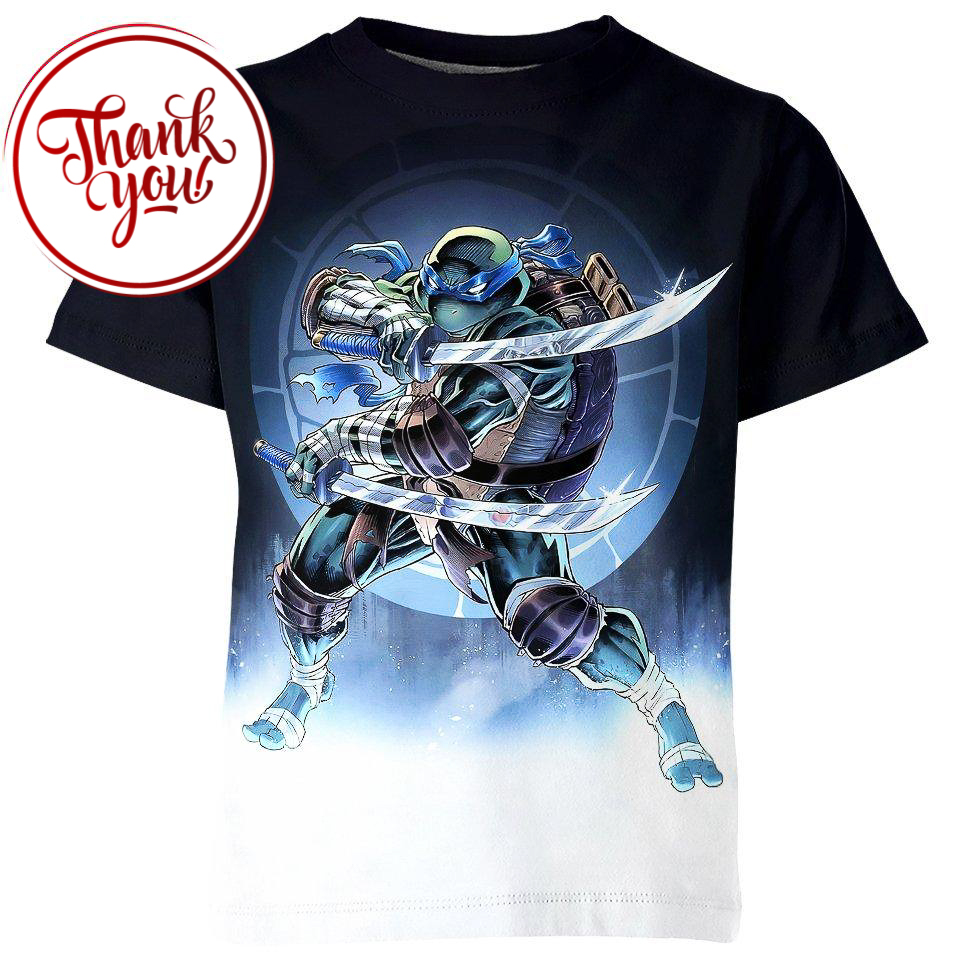 Leonardo TMNT - Ninja Turtles 3D Print Unisex T-Shirt