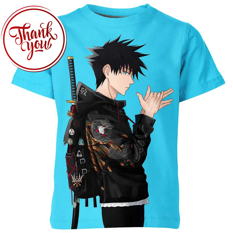 Megumi Fushiguro - Jujutsu Kaisen 3D Print Unisex T-Shirt