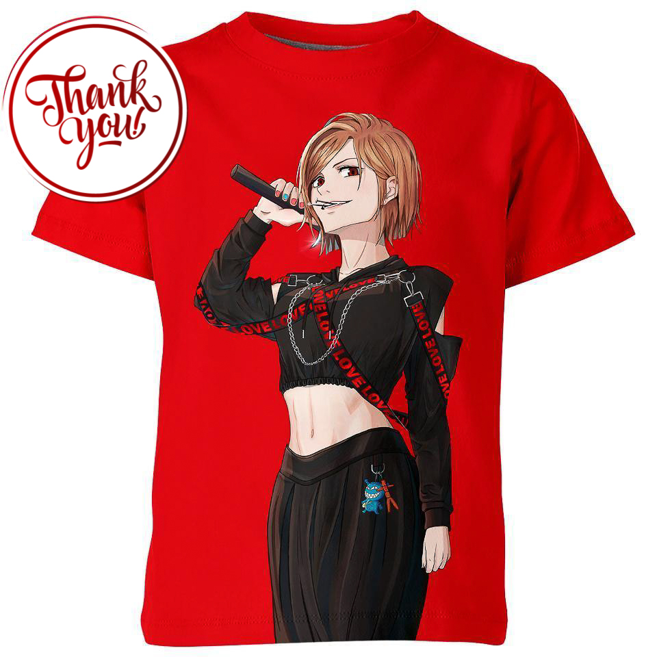 Kugisaki Nobara Jujutsu Kaisen 3D Print Unisex T-Shirt