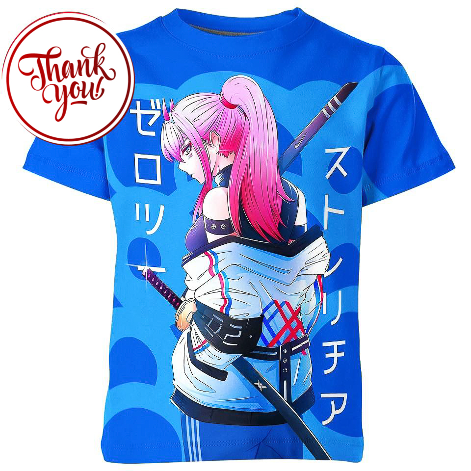 Samurai Zero Two 3D Print Unisex T-Shirt