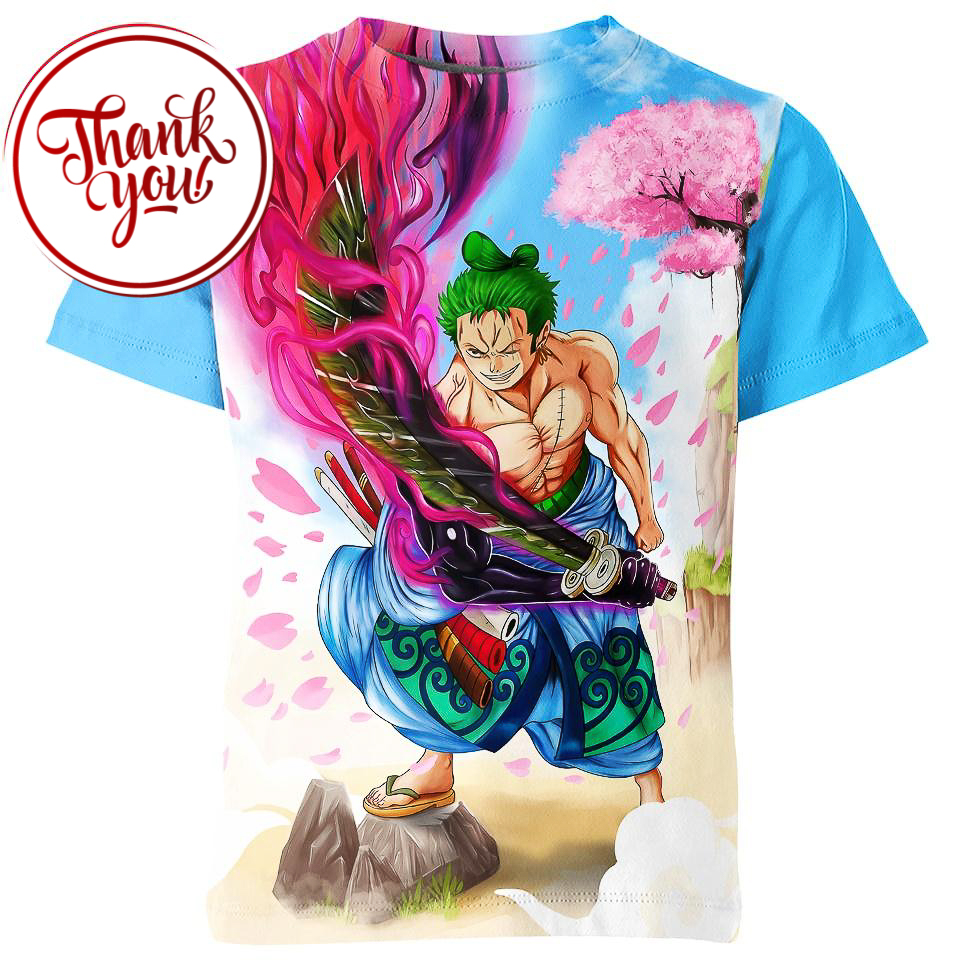 Blade of Fate - Zoro 3D Print Unisex T-Shirt