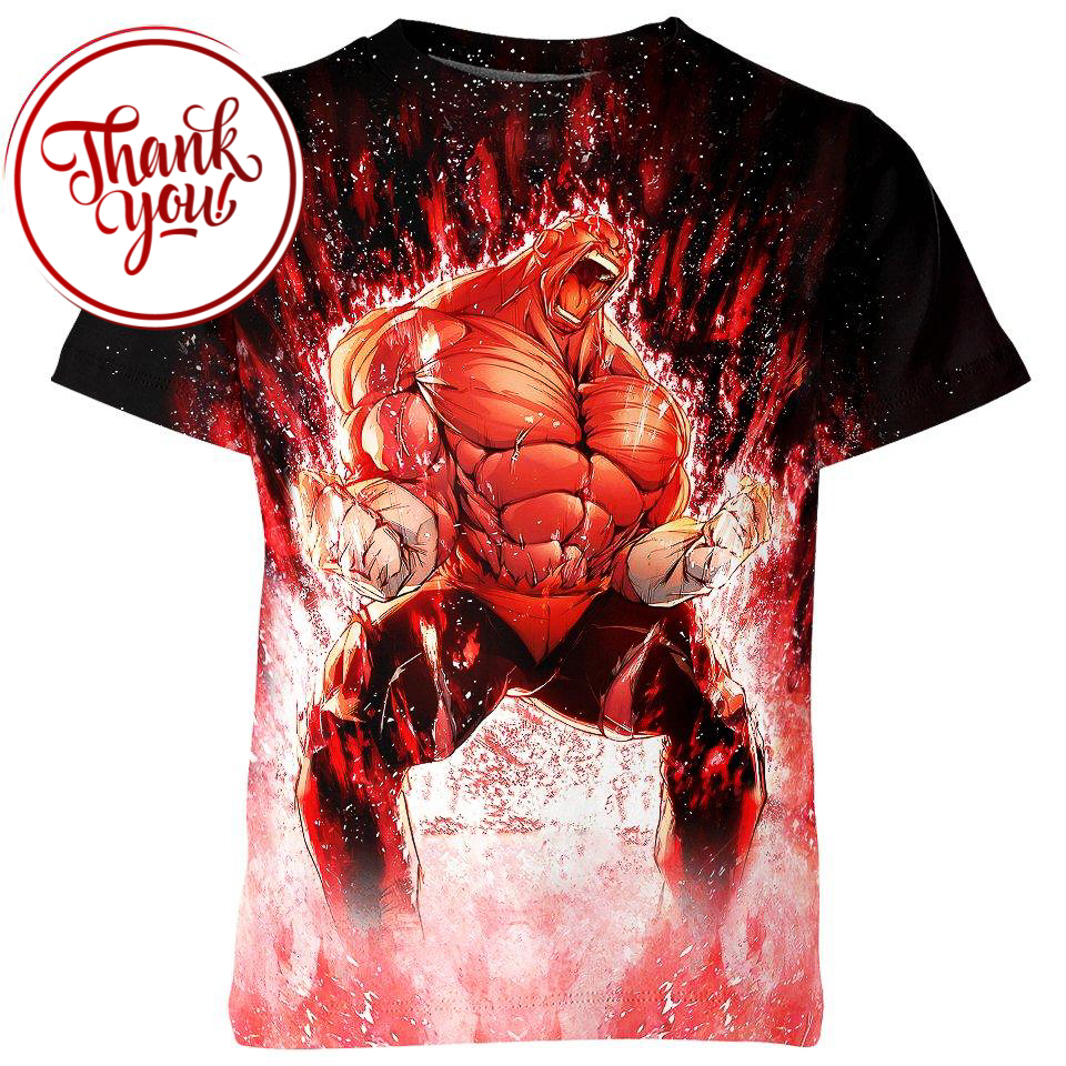 Jiren the Grey Dragon Ball 3D Print Unisex T-Shirt