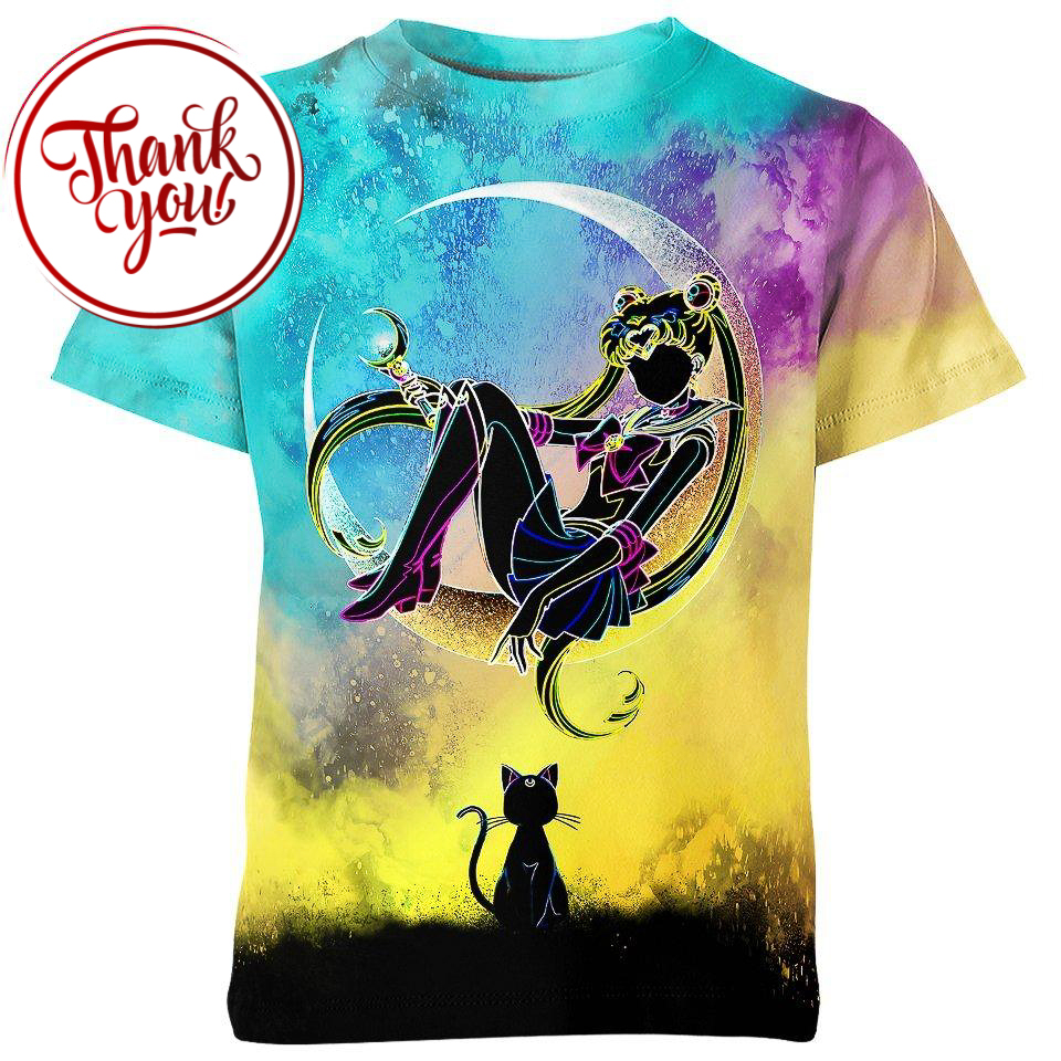 Soul of the Moon Sailor Moon 3D Print Unisex T-Shirt