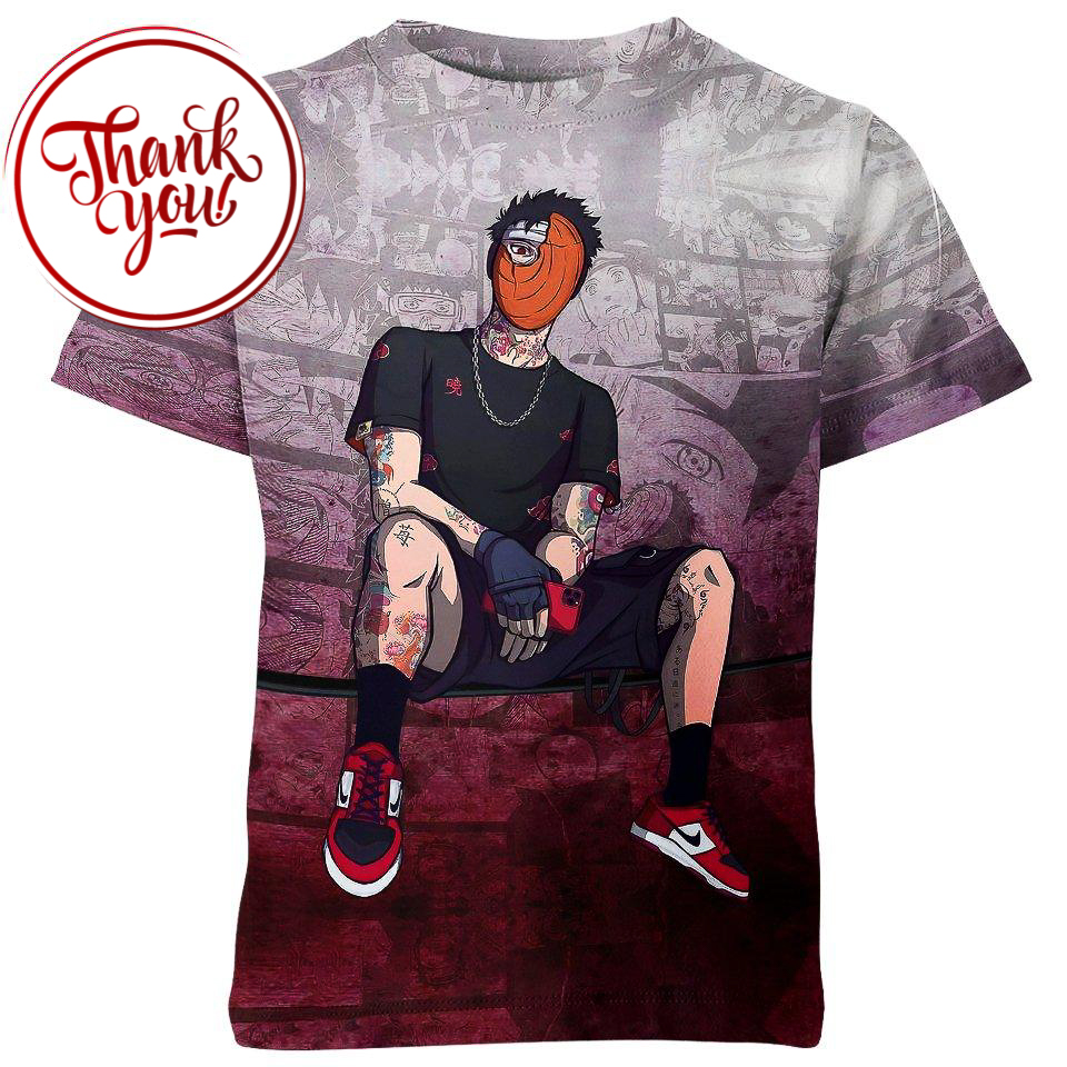 Street Style - Obito 3D Print Unisex T-Shirt