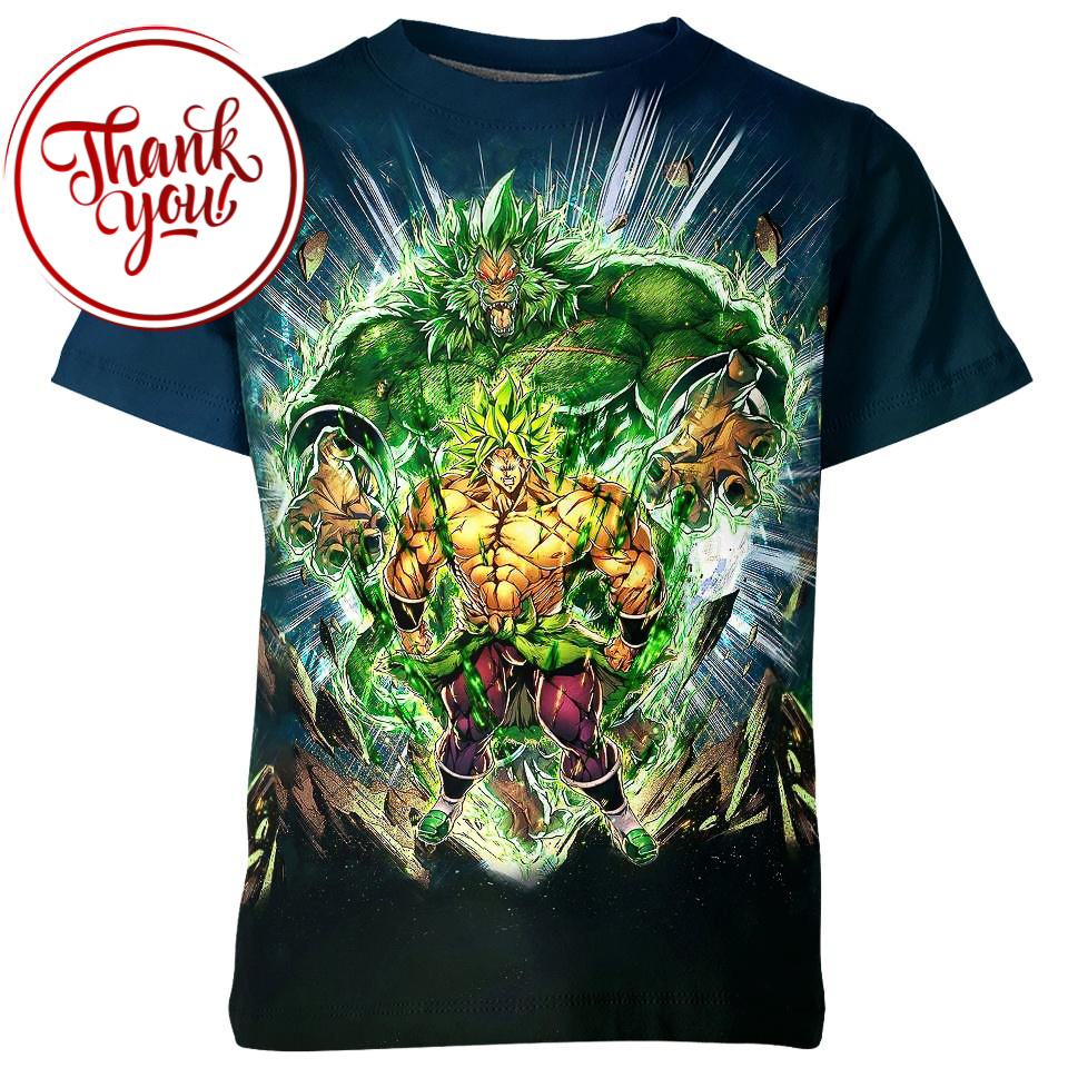 Dragon Ball Oozaru Broly 3D Print Unisex T-Shirt