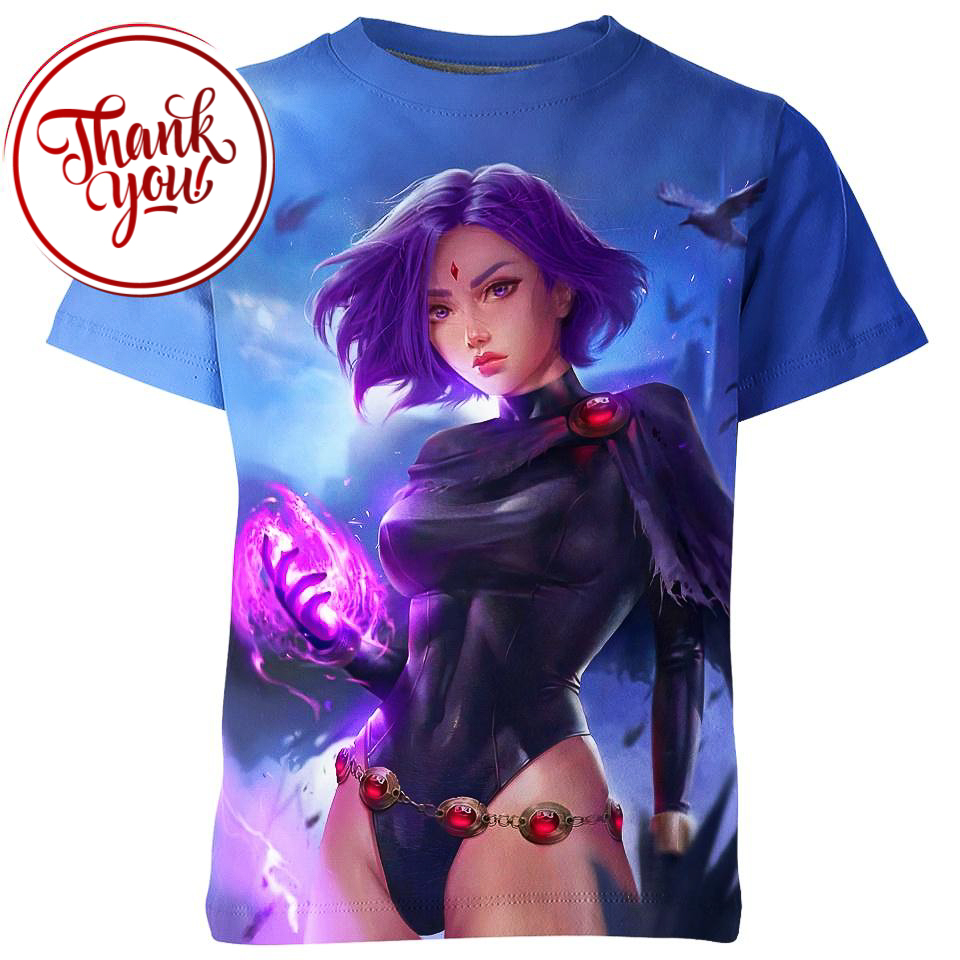 Raven DC 3D Print Unisex T-Shirt