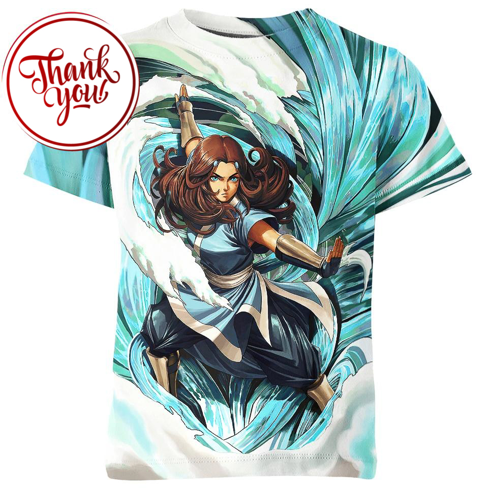Katara Waterbending - Avatar 3D Print Unisex T-Shirt