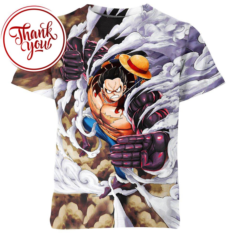 Rubber Band Man - Luffy 3D Print Unisex T-Shirt