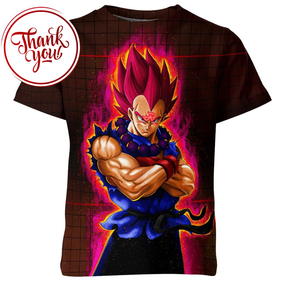 Dragon Ball Vegeta 3D Print Unisex T-Shirt
