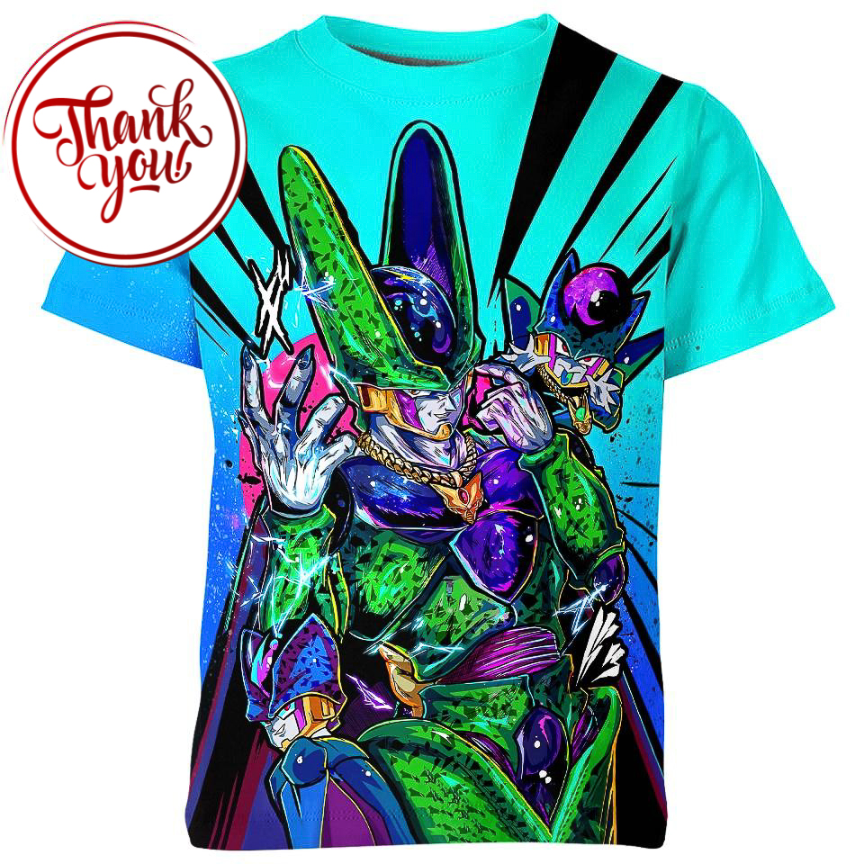 Cell Supervillain Dragon Ball 3D Print Unisex T-Shirt