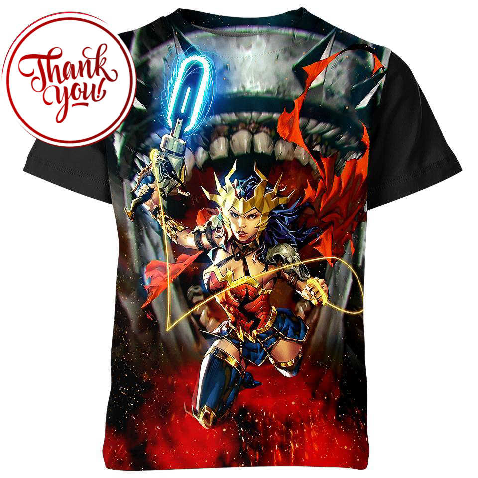 Dark Nights Death Metal - Wonder Woman 3D Print Unisex T-Shirt