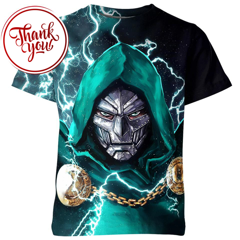 Dr. Doom - Marvel 3D Print Unisex T-Shirt