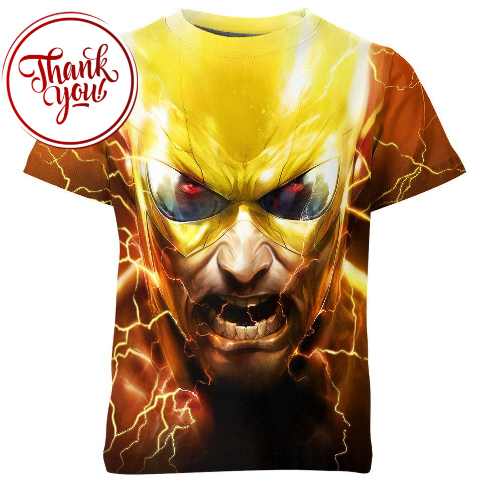 Angry Flash 3D Print Unisex T-Shirt