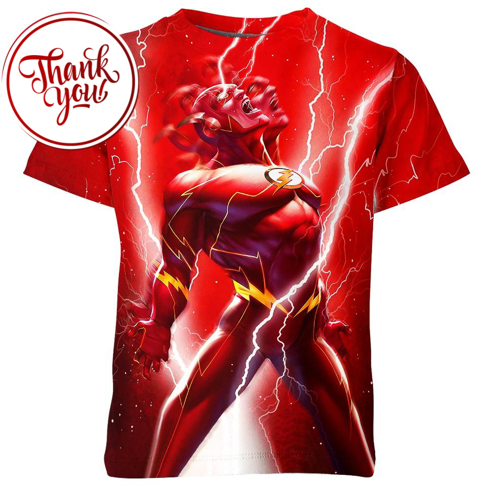 Lightning Hero - Flash 3D Print Unisex T-Shirt