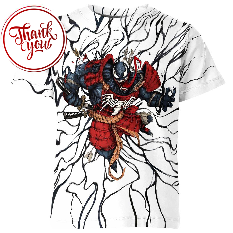 Samurai Venom 3D Print Unisex T-Shirt
