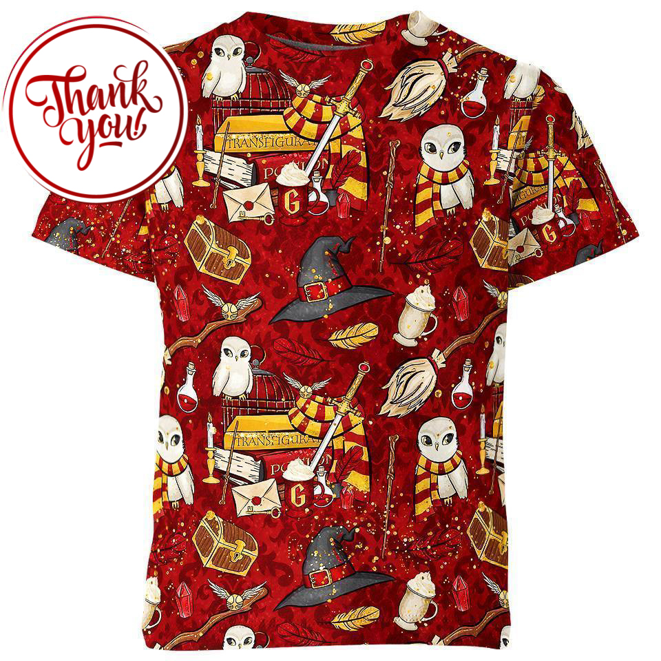 Gryffindor - Harry Potter 3D Print Unisex T-Shirt