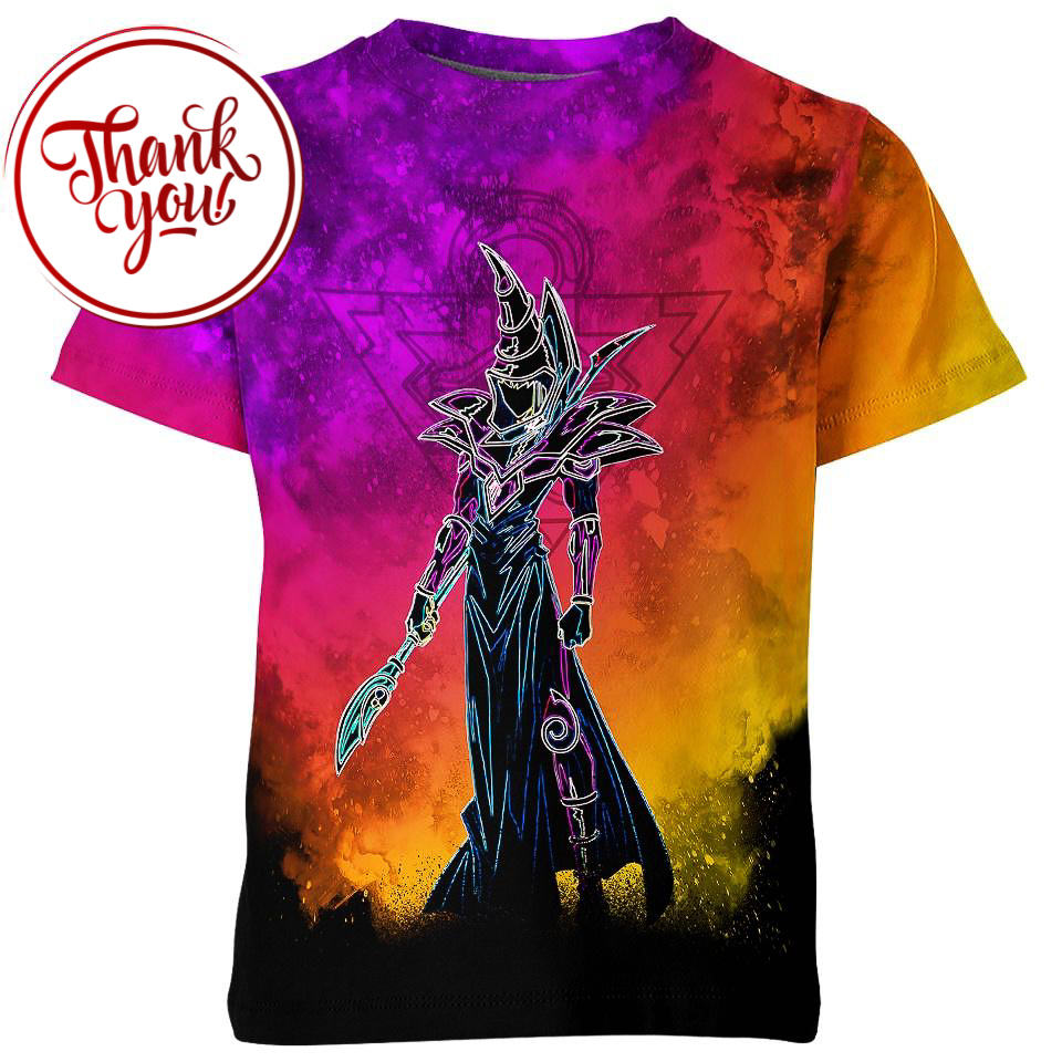 Black Magician Yugioh 3D Print Unisex T-Shirt