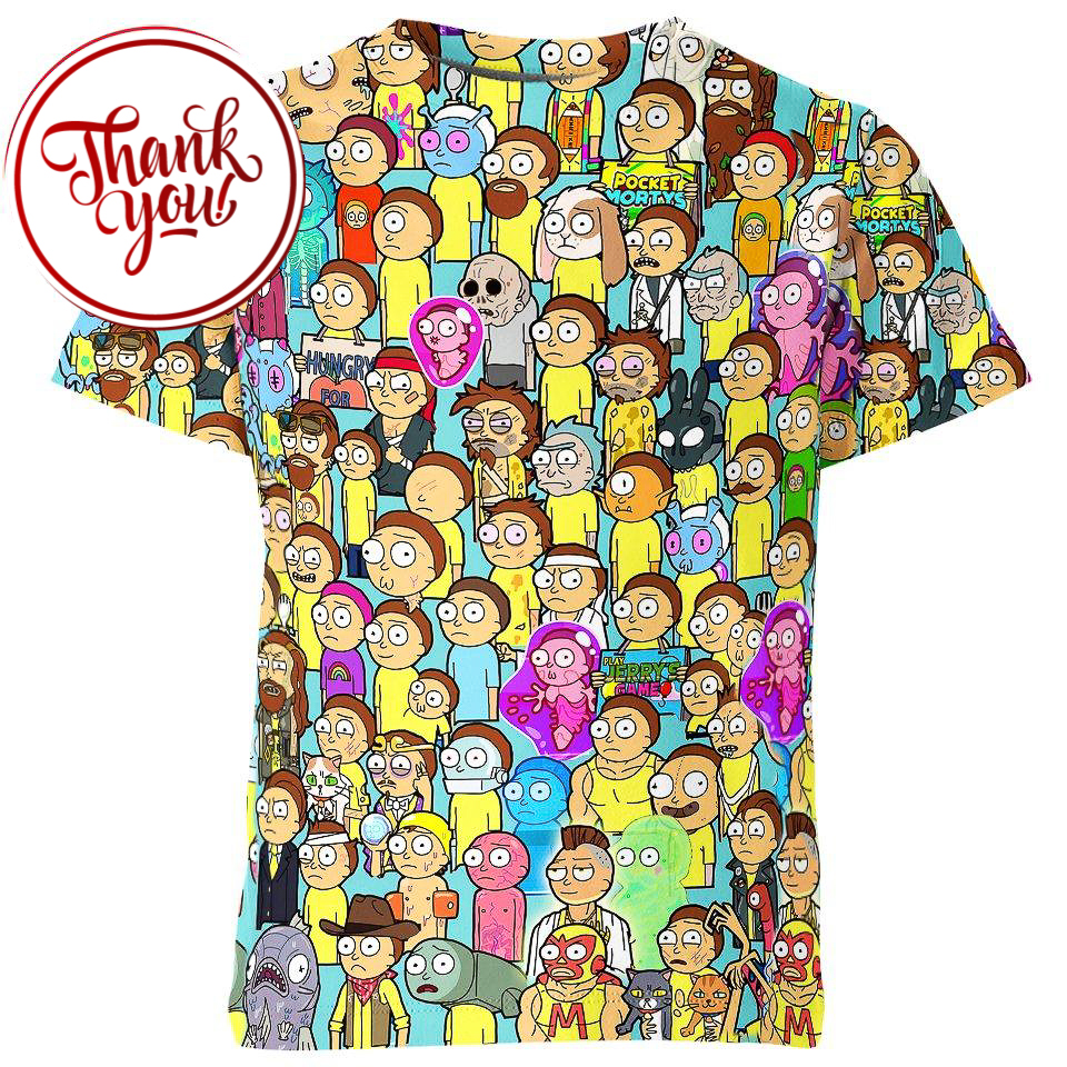 Where's Morty - Rick and Morty 3D Print Unisex T-Shirt