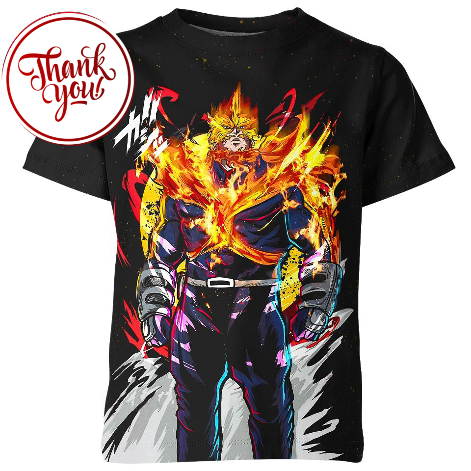 The Flame Hero Endeavor My Hero Academia 3D Print Unisex T-Shirt