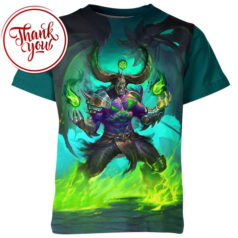 Kanrethad Prime Hearthstone Game 3D Print Unisex T-Shirt