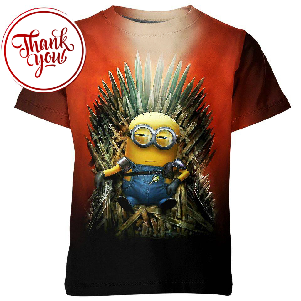 Game Of Minion 3D Print Unisex T-Shirt
