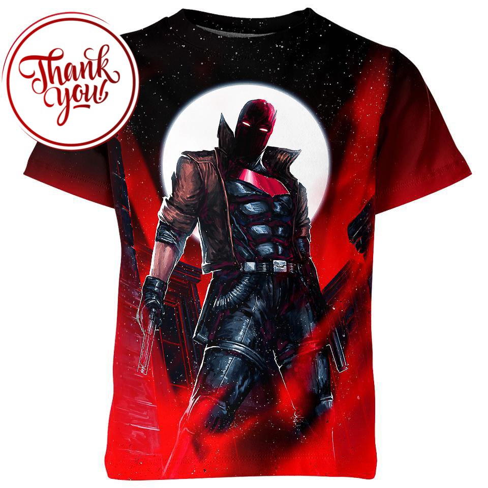 DC Comics Redhood 3D Print Unisex T-Shirt