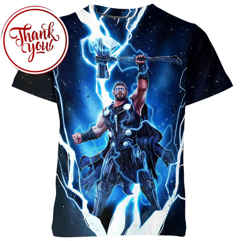 Thunder Axe - Thor 3D Print Unisex T-Shirt