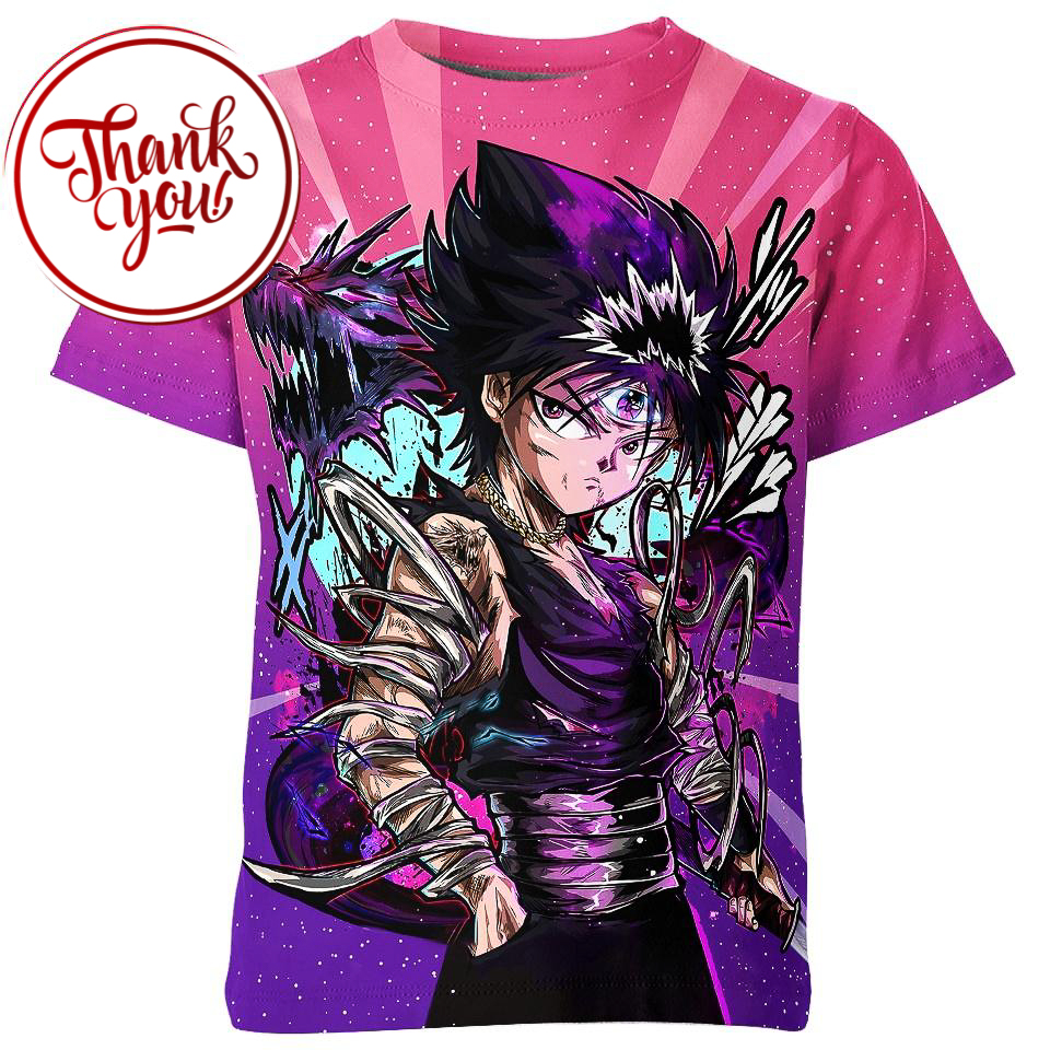 Hiei Third Eye Yu Yu Hakusho 3D Print Unisex T-Shirt