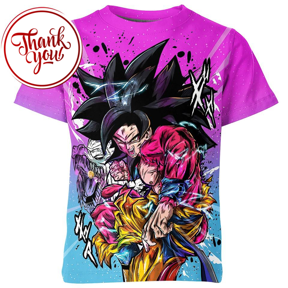 Limit-breaking Kamehameha Goku 3D Print Unisex T-Shirt