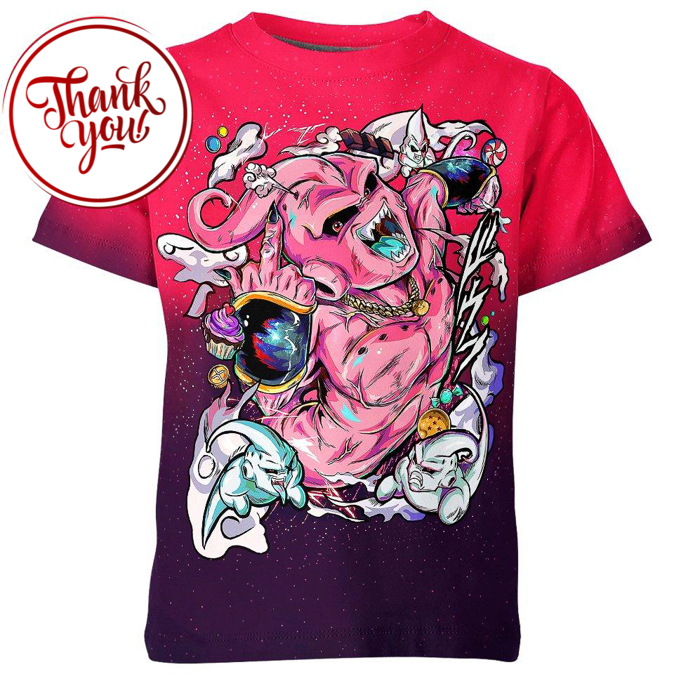 Kid Majin Buu 3D Print Unisex T-Shirt